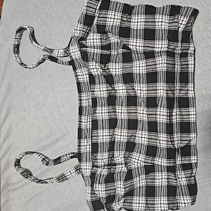 hollister plaid cami tanktop
